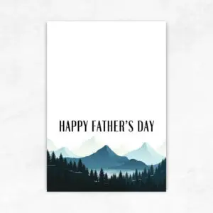 Blue Mountain Father Day Printable Card C101b