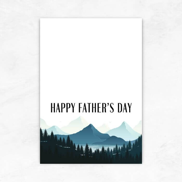Father Day Printable Card C101b Blue Mountain Father Day Printable Card C101b
