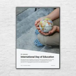 Printable Poster - World Day in February - International Day of Education 20240517