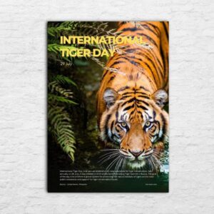 Printable Poster - World Day in July - International Tiger Day 20240517