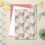Tropical Leaves Pattern Paper, Printable Pattern Paper 2582915