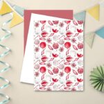 Christmas Pattern Paper, Printable Pattern Paper 258295